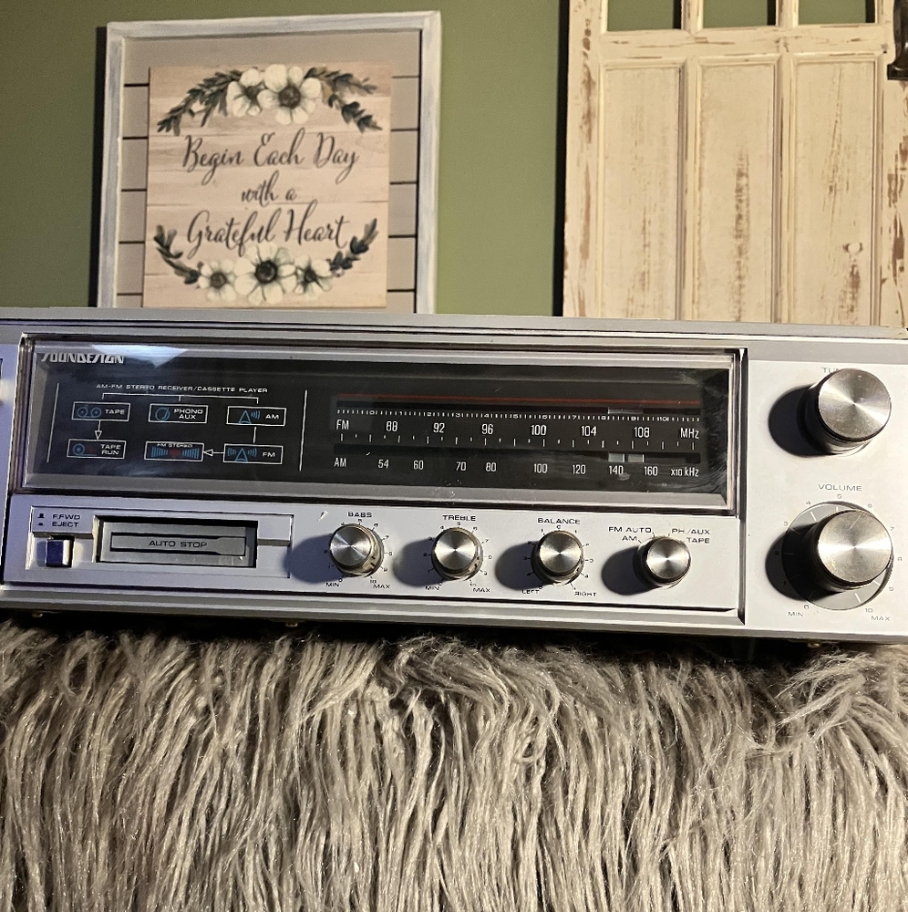 *VINTAGE* SounDesign Casette/Vinyl Record player